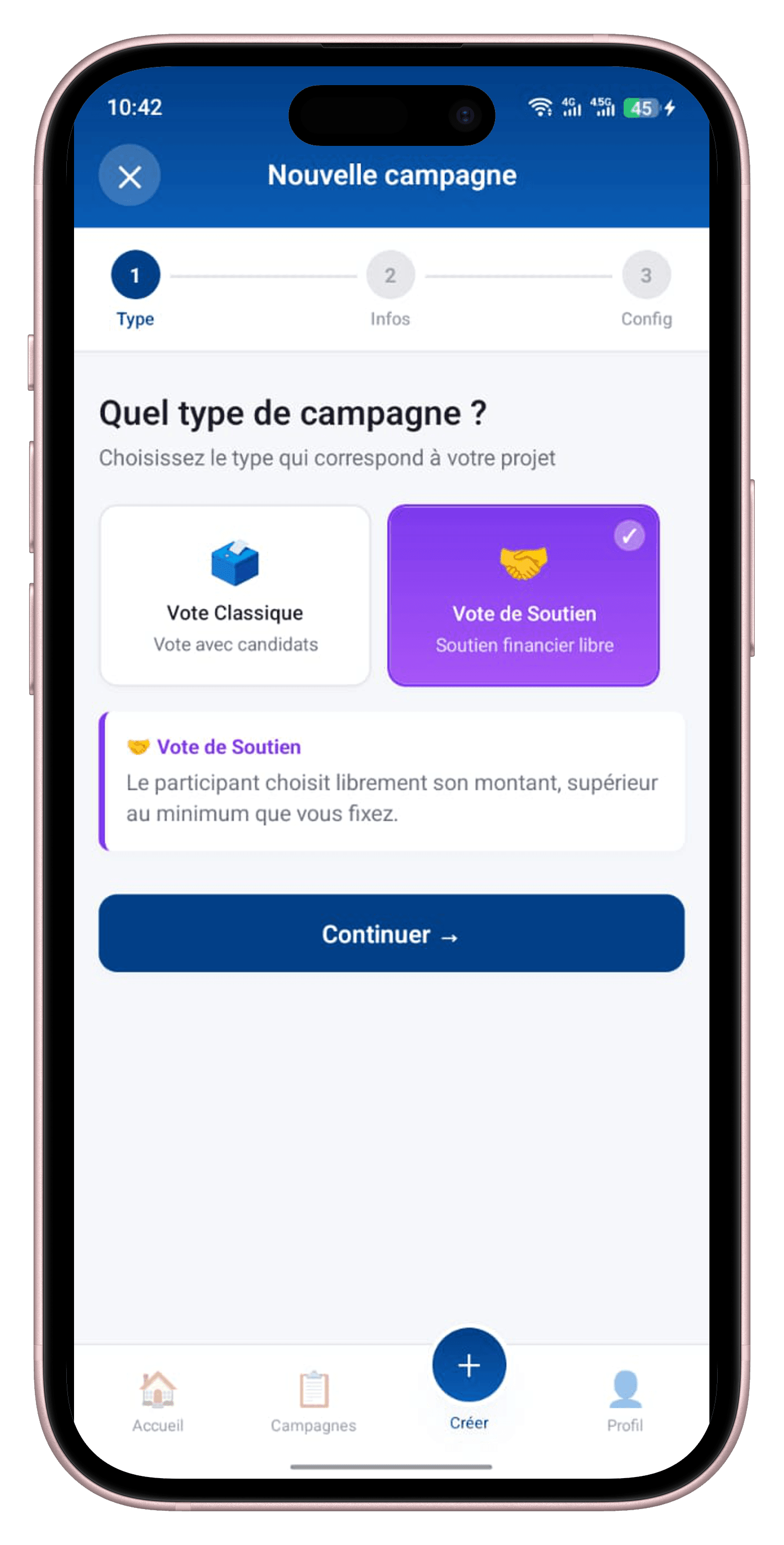 VotePlus App - Écran 4